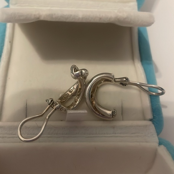 Tiffany & Co Sterling Silver Clip earrings authentic - Picture 3 of 4